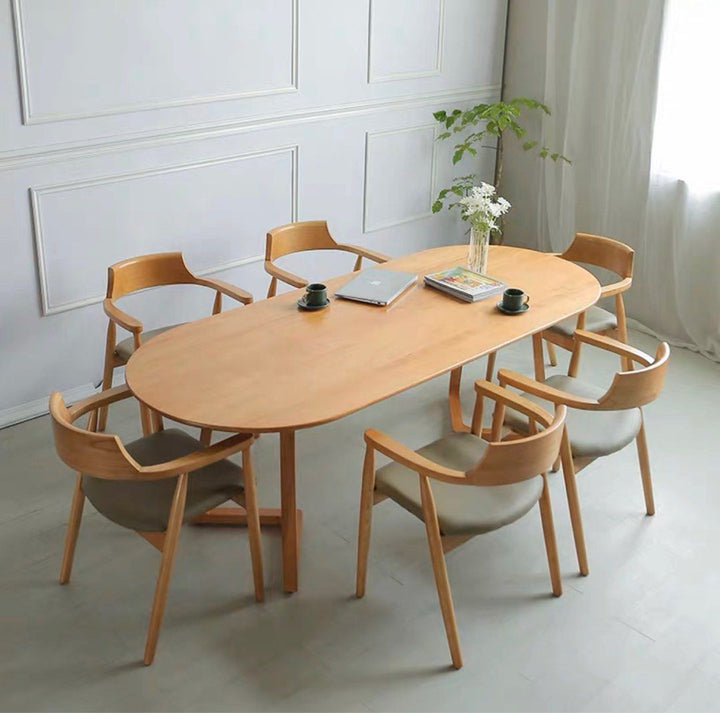 Scandinavian Solid Wood Dining Table