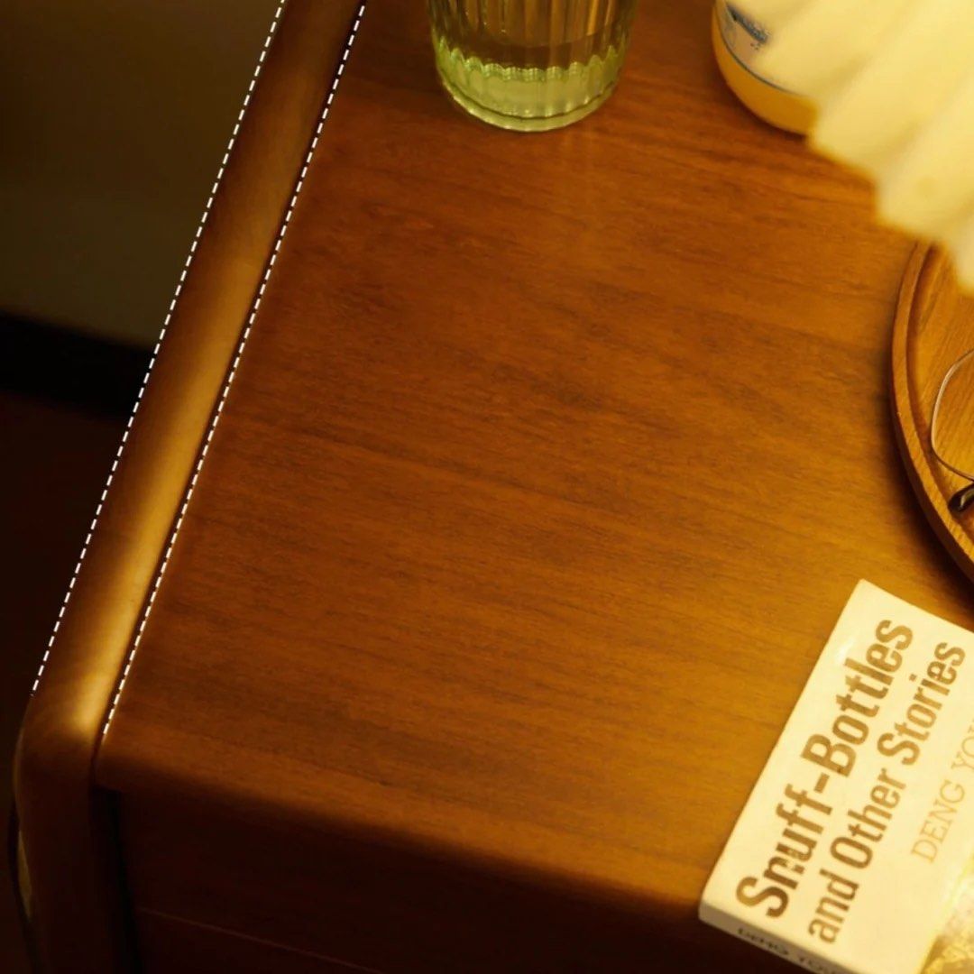 Solid Wood Drawer Nightstand