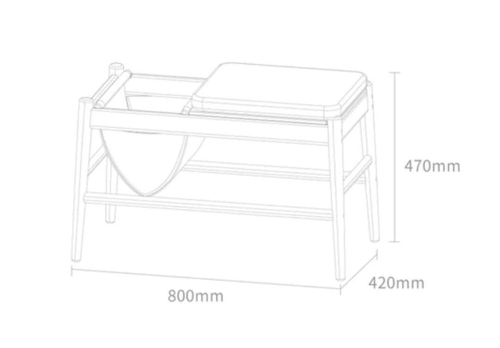 Storage Bench Stool