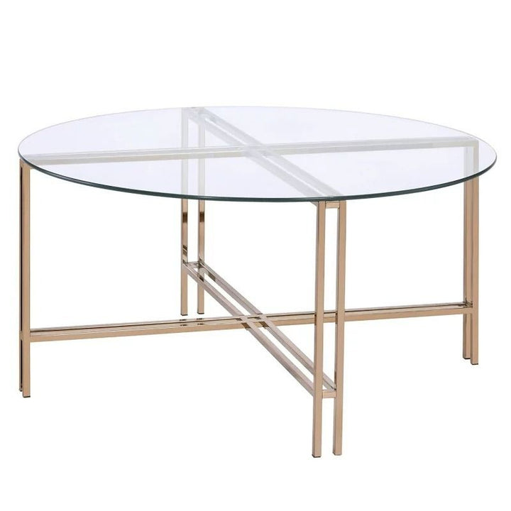 Champagne Brass Coffee Table