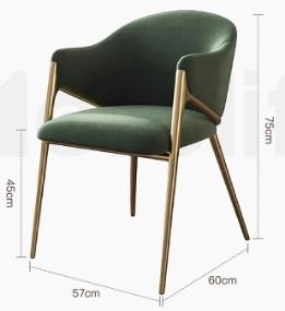 Modern Boucle Dining Chair