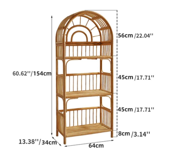 Rattan Bookshelf