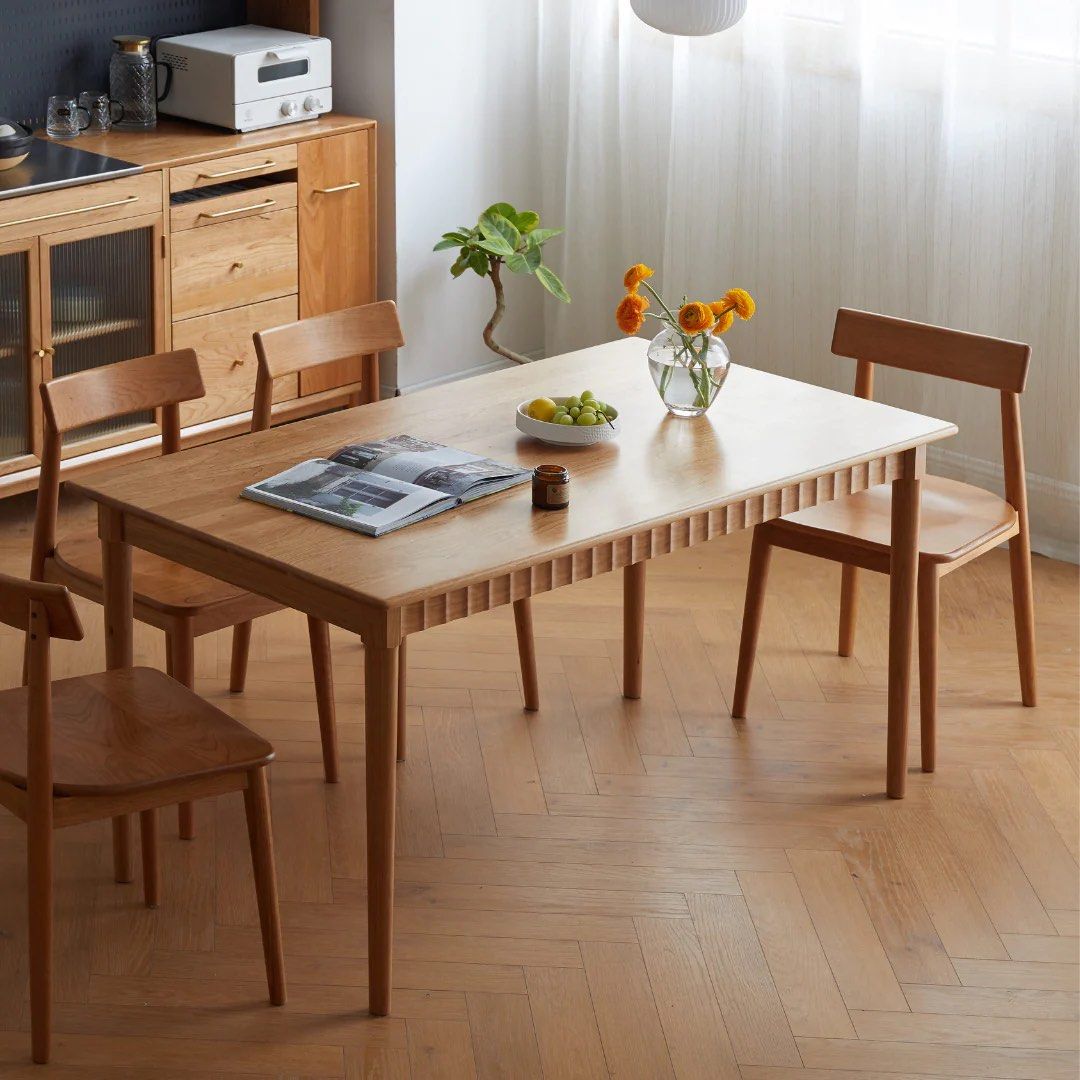 Cherry Wood Dining Table