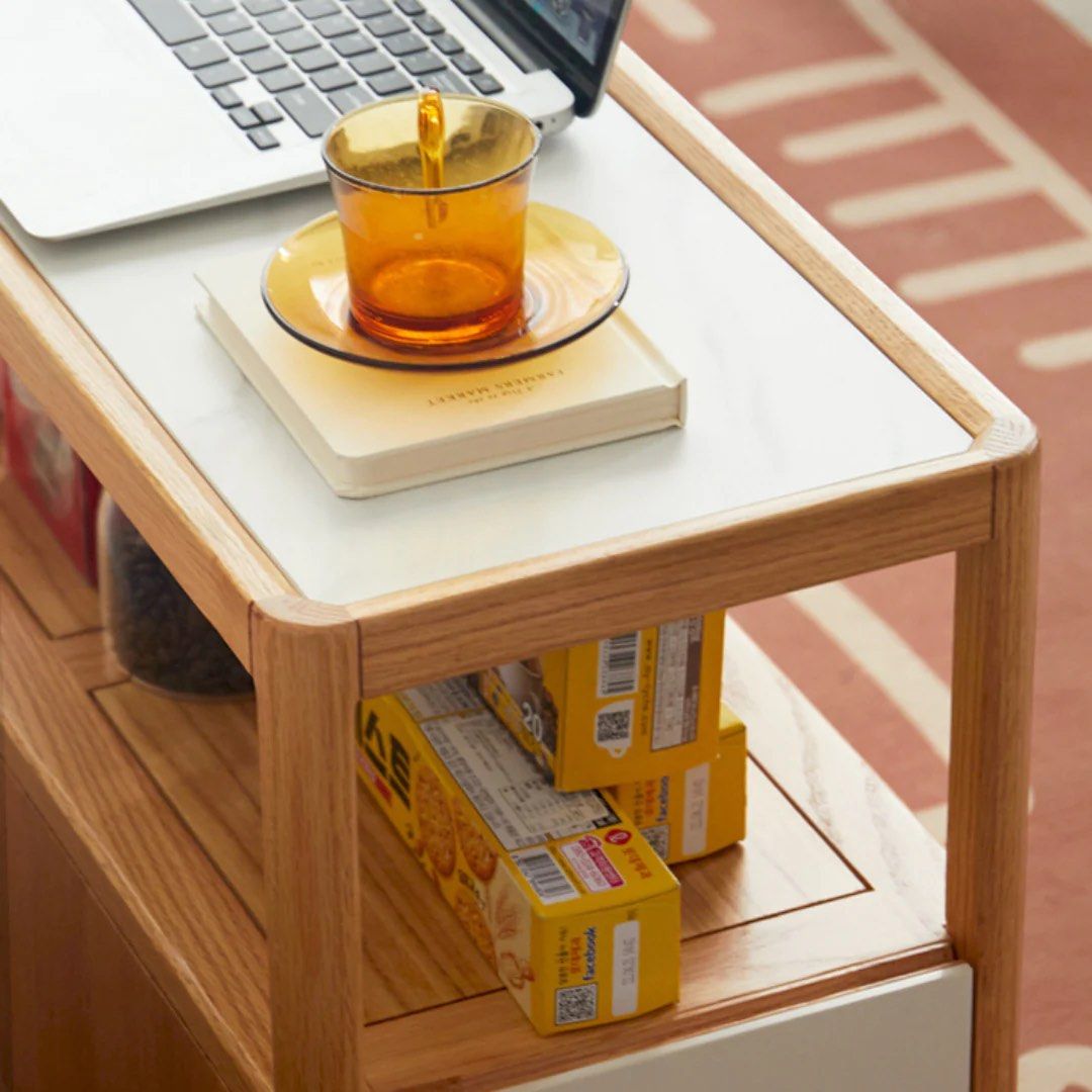 End Table with Wheels