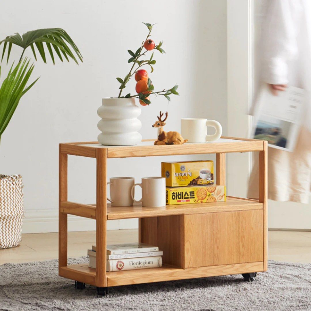 End Table with Wheels