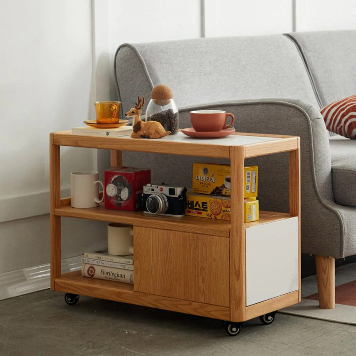 End Table with Wheels