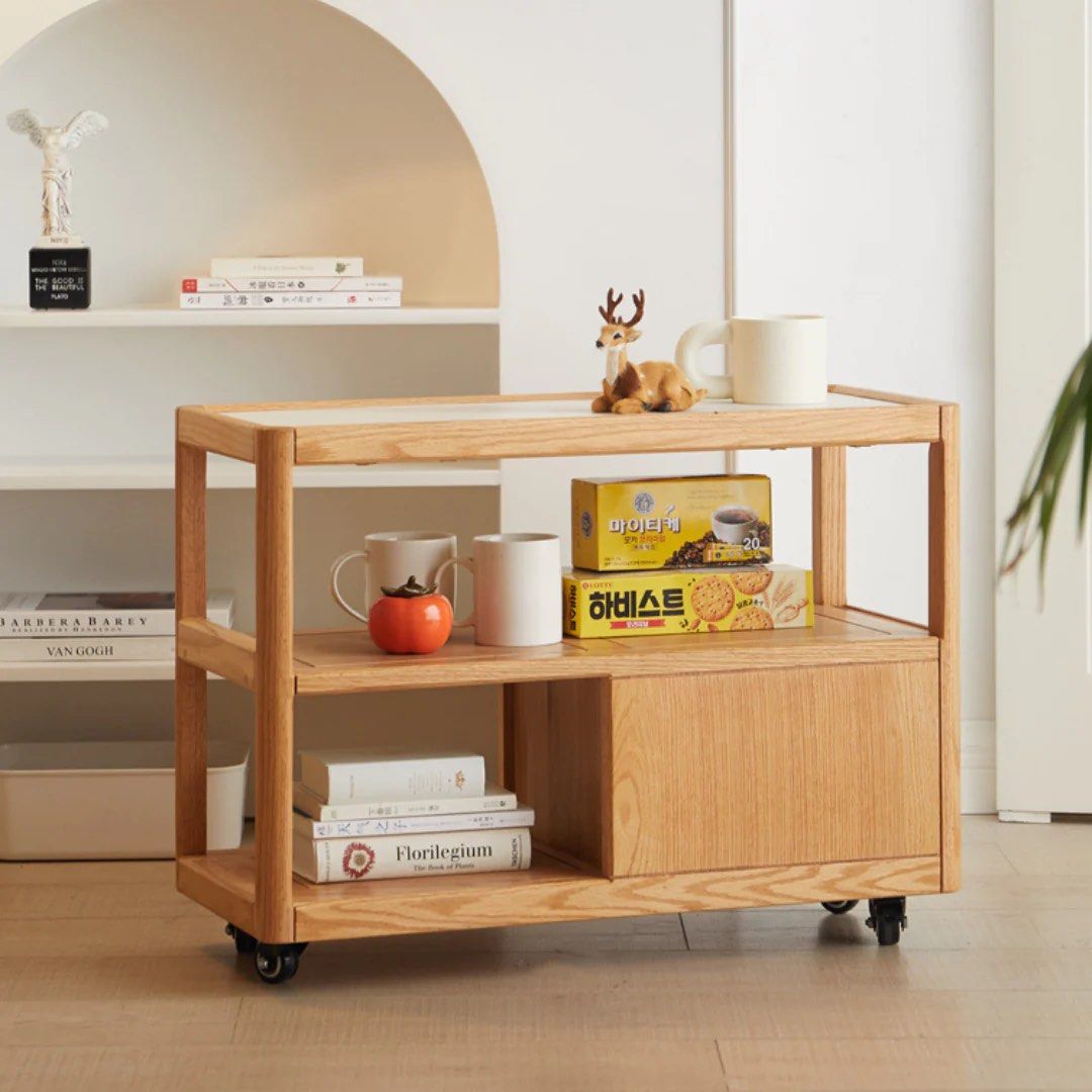 End Table with Wheels