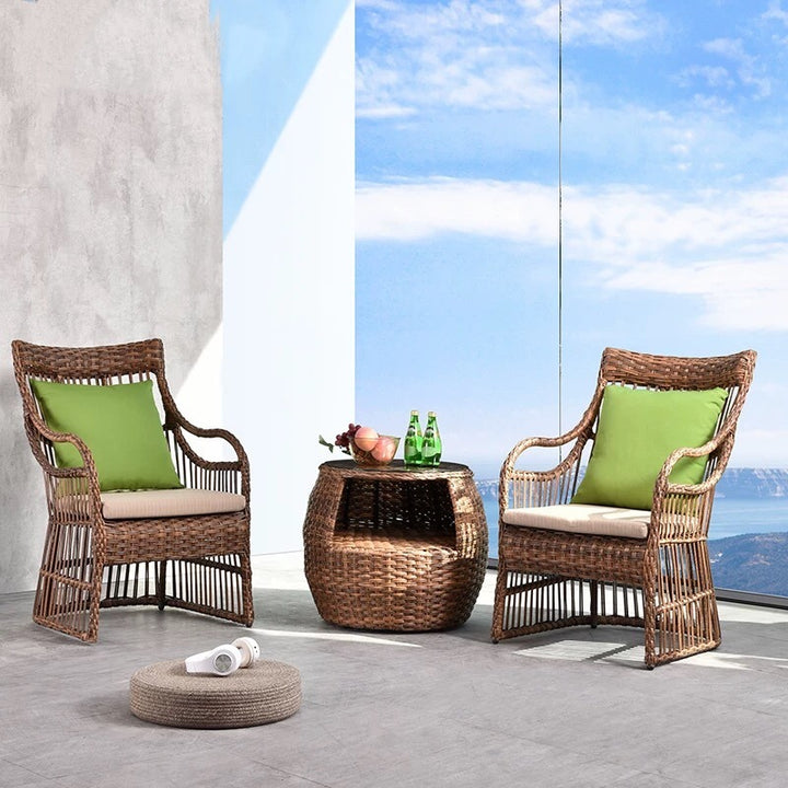 Davinci Rattan Armchair Set