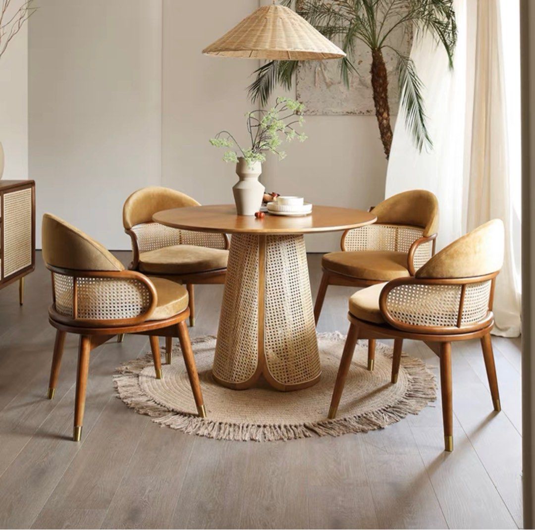 Rattan Dining Table