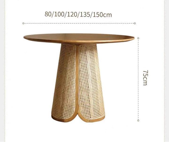 Rattan Dining Table