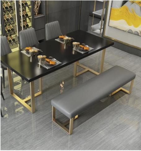 Bench in Gold Legs