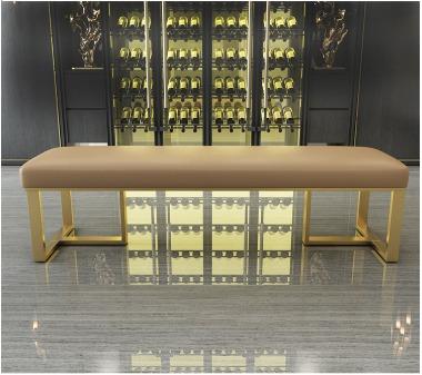Bench in Gold Legs
