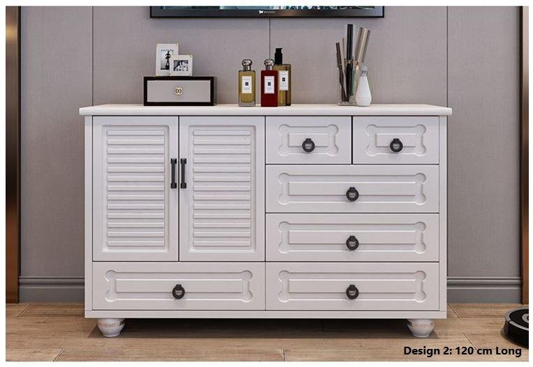 Wooden Storage Cabinet _ Modern Drawers