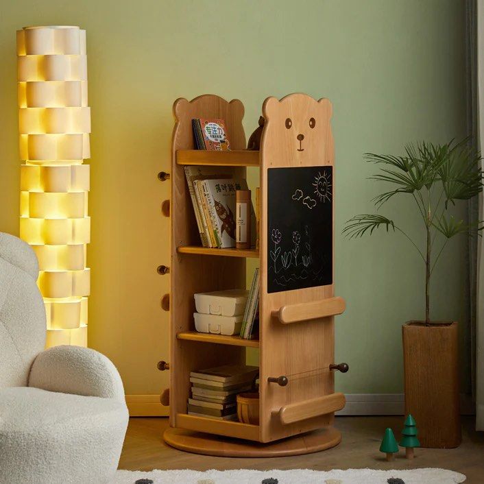 Multifunctional Revolving Child Bookshelf