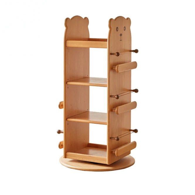 Multifunctional Revolving Child Bookshelf