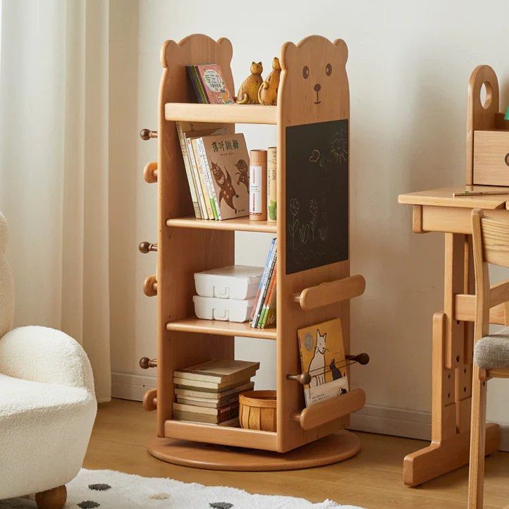 Multifunctional Revolving Child Bookshelf