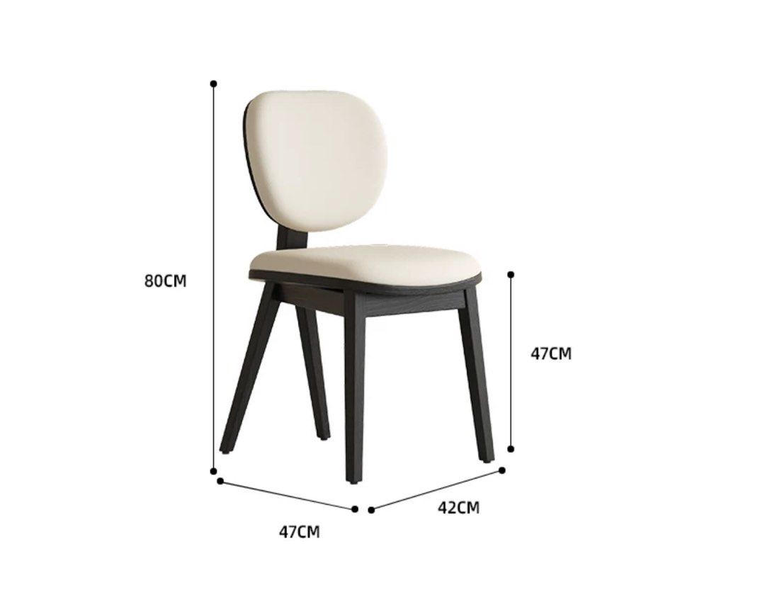 Modern Boucle Dining Chair