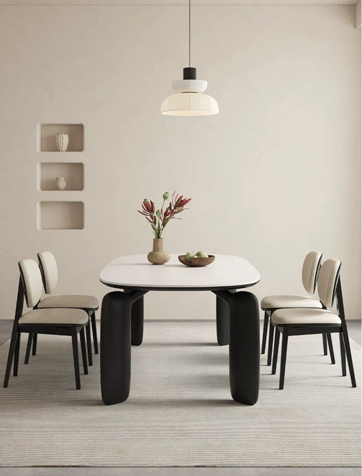 Modern Boucle Dining Chair