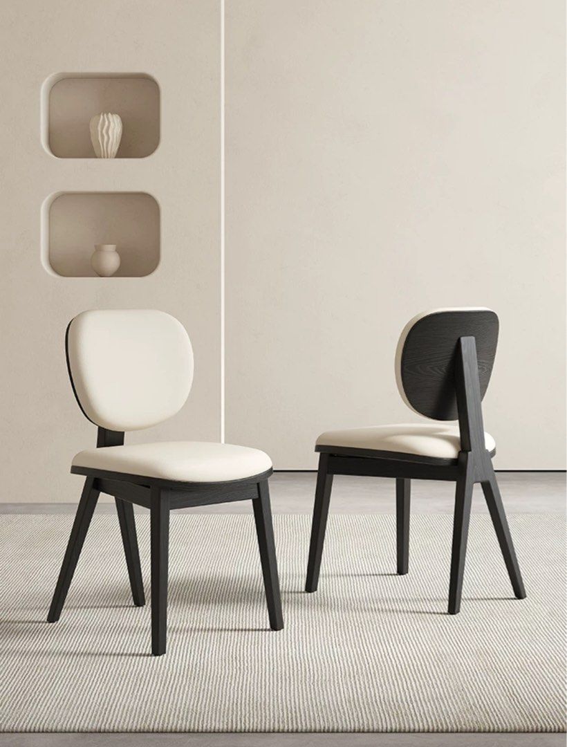 Modern Boucle Dining Chair