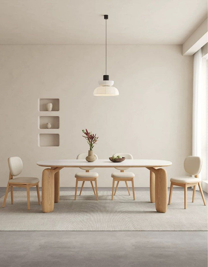 Modern Boucle Dining Chair