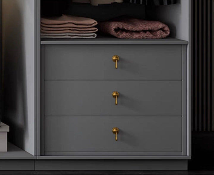 Modern Glass LED Wardrobe