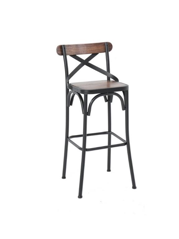 Solid Wood Bar Chair