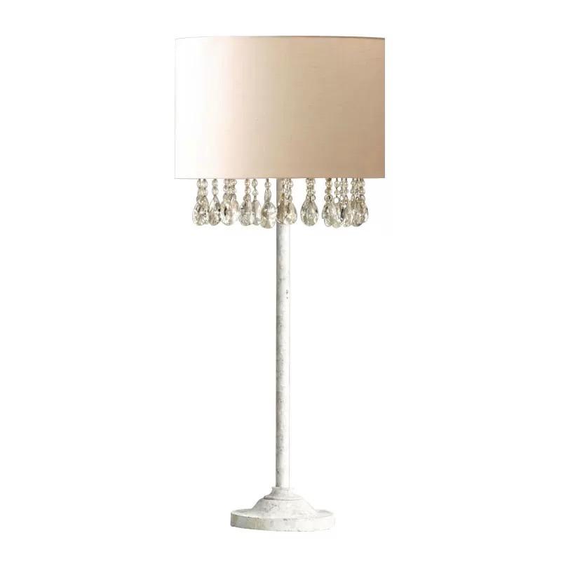 Elina Crystal Metal Table Lamp
