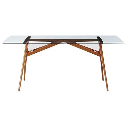 Mixed Element Solid Wood Dining Table