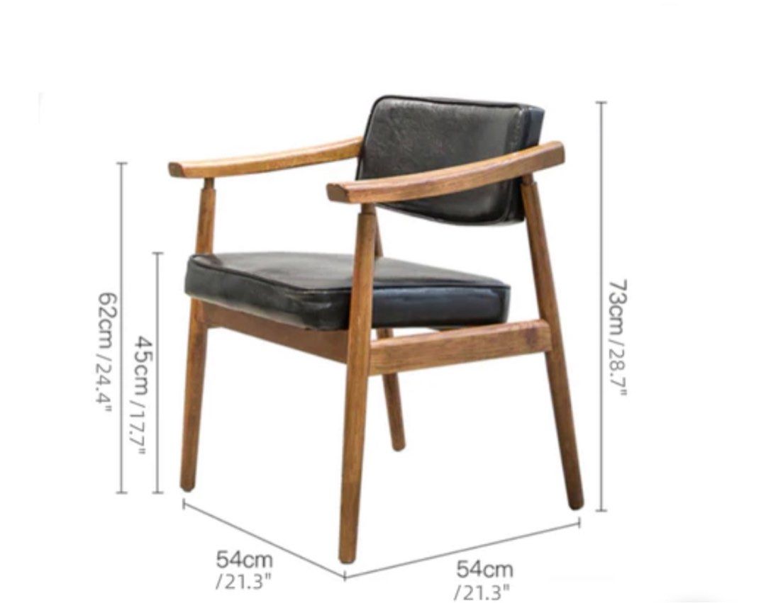 Upholstered Solid Wood Armchair