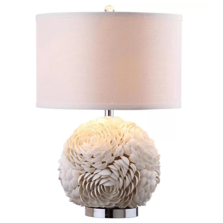Floral Shell Table Lamp