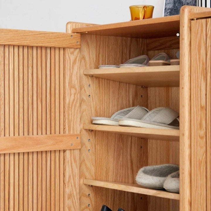 Solid Wood Shoe Cabinet