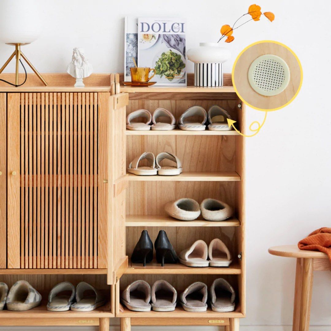 Solid Wood Shoe Cabinet