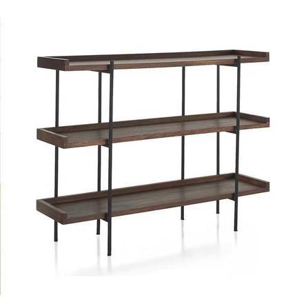 GEMMA Industrial Solid Wood Display Shelf