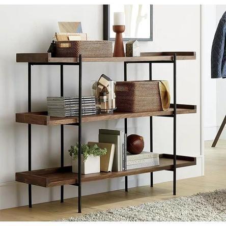 GEMMA Industrial Solid Wood Display Shelf