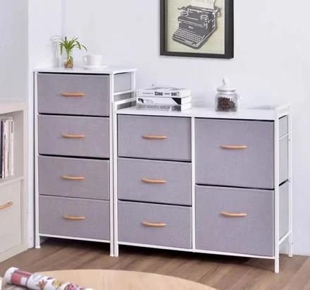 Fabric Chest of Drawers Commode