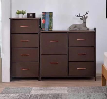 Fabric Chest of Drawers Commode