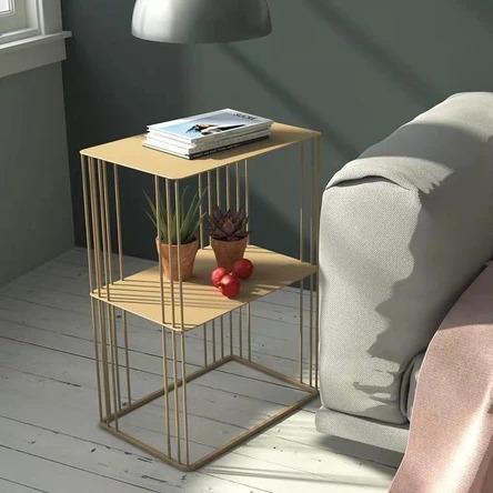 Minimalist Wireframe Side Table