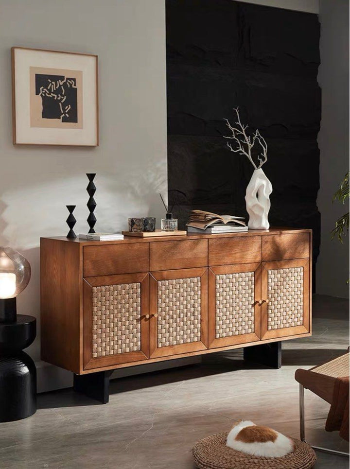 Solid Ash Wood Sideboard