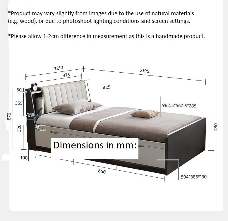 Modern Storage Bedframe