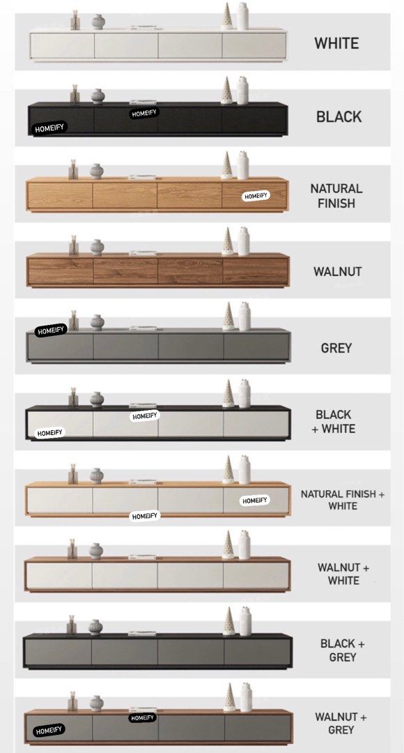 Modern Solid Wood TV Console