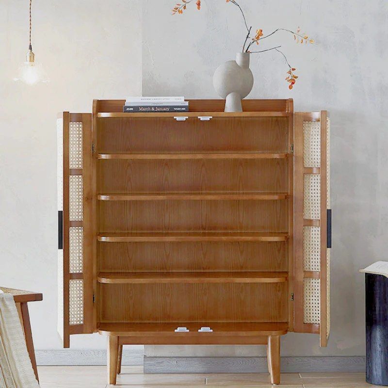 Rattan Shoe Cabinet