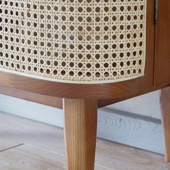 Rattan Shoe Cabinet