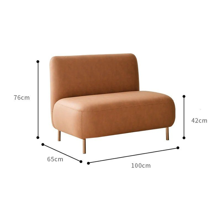 Armless Loveseat