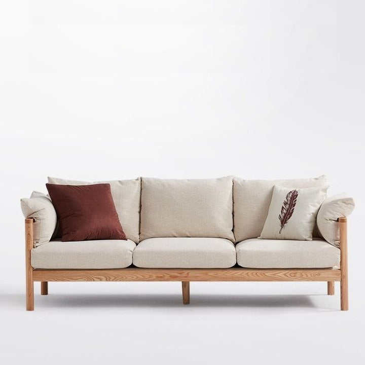 Solid Wood Frame Sofa