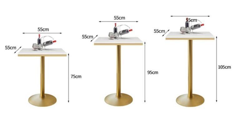 Marble High Bar Table and Chairs