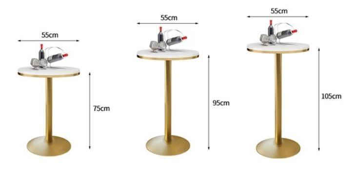 Marble High Bar Table and Chairs