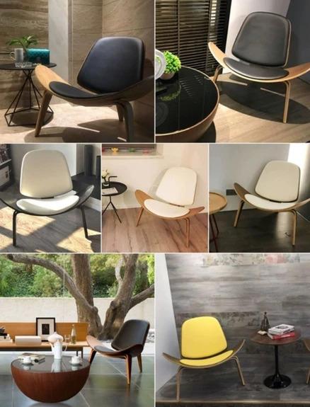 Designer Wood Clad Armchair