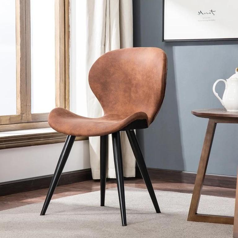 NEW HAZEL Contemporary Faux Leather Dining Chair