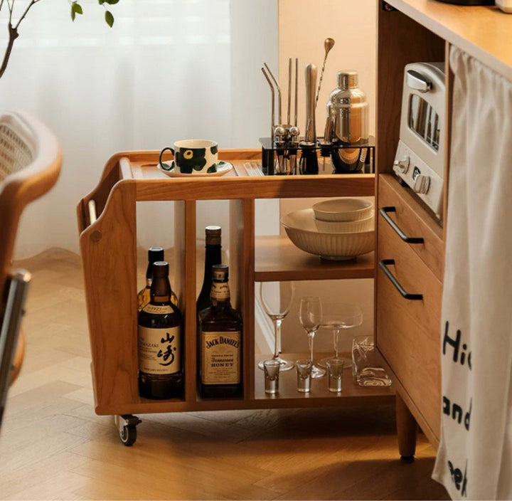 HEIRA Storage Trolley & Side Table