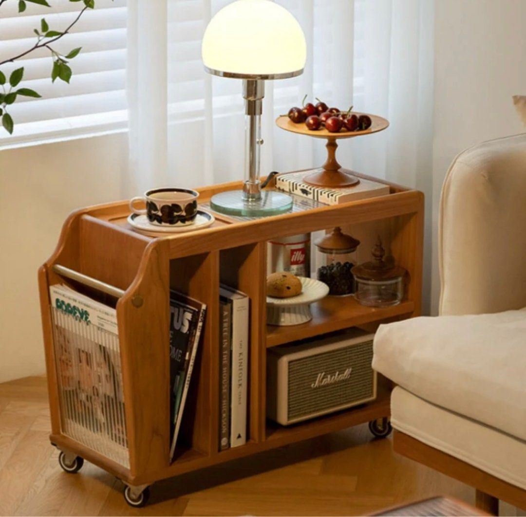 HEIRA Storage Trolley & Side Table